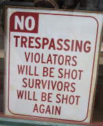 Welcome, trespassers!