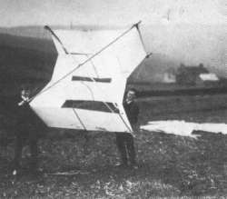 Wittgenstein flying a kite on Chunal; the Grouse Inn probably in the background