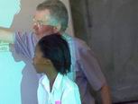 Interactive whiteboard in action in South Africa